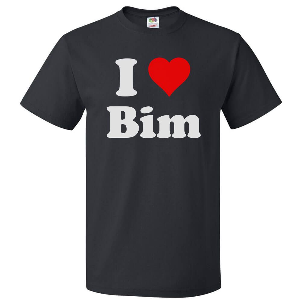BIM tシャツ I Heart Bim T-shirt - I Love Bim Tee